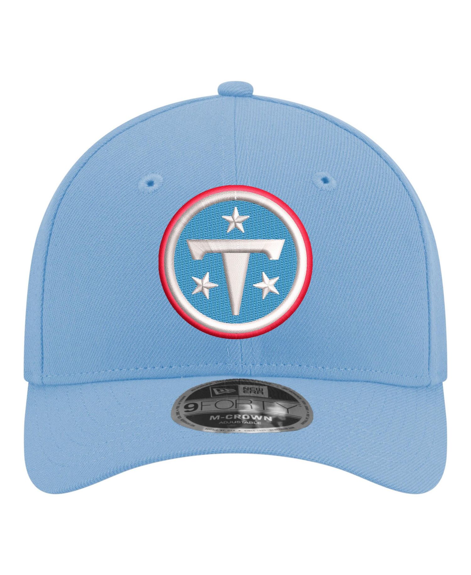 Men's Light Blue Tennessee Titans Primary Logo 9FORTY M-Crown Adjustable Hat