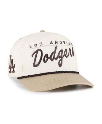 Men's Natural/Tan Los Angeles Dodgers Neutral Terrain Hitch Rope Adjustable Hat