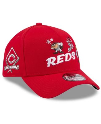 Men's Red Cincinnati Reds Looney Tunes A-Frame 9FORTY Adjustable Hat