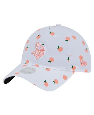 Women's White Minnesota Vikings Fruit Pattern 9TWENTY Adjustable Hat