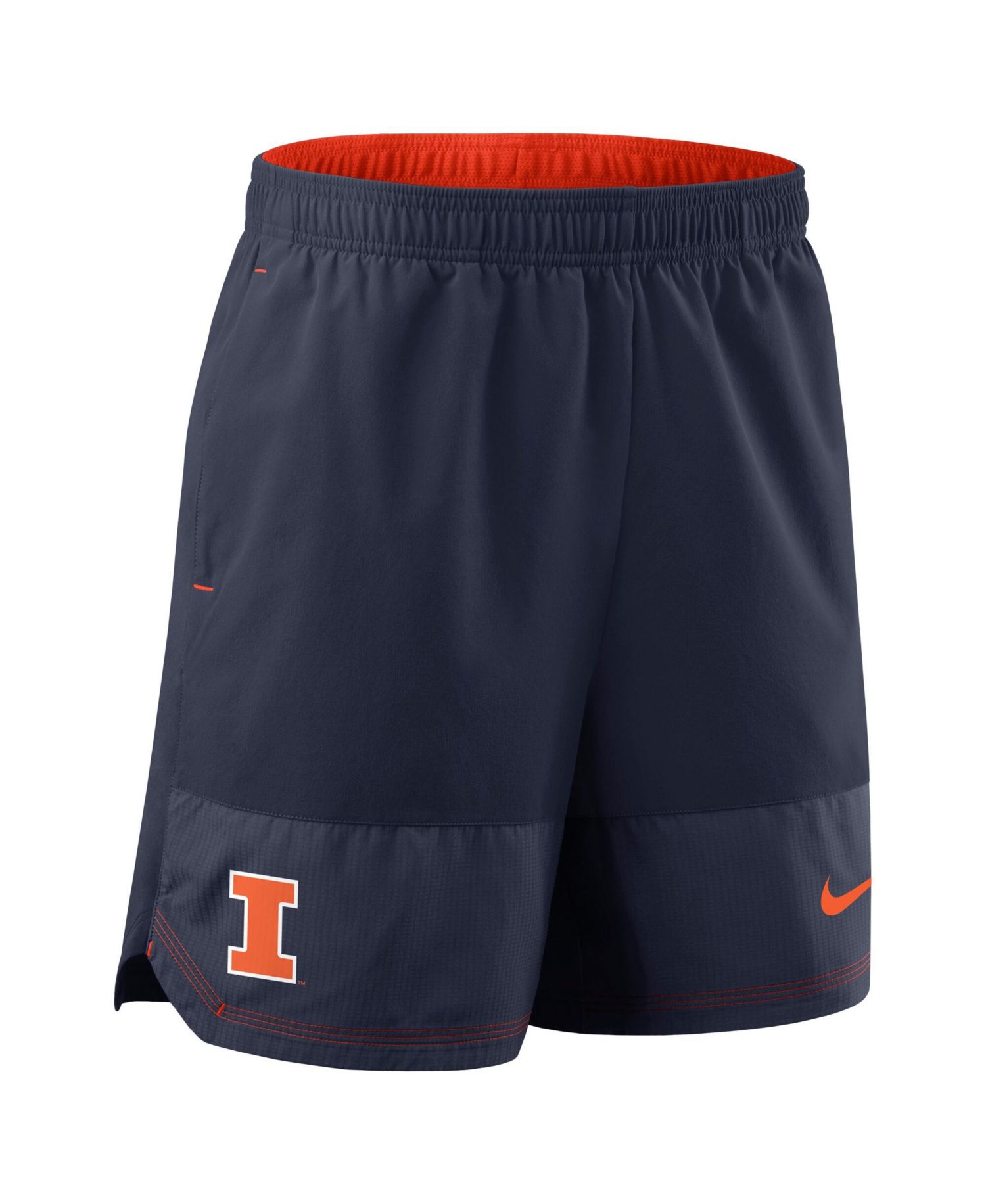 Men's Navy Illinois Fighting Illini Woven Dri-FIT Shorts