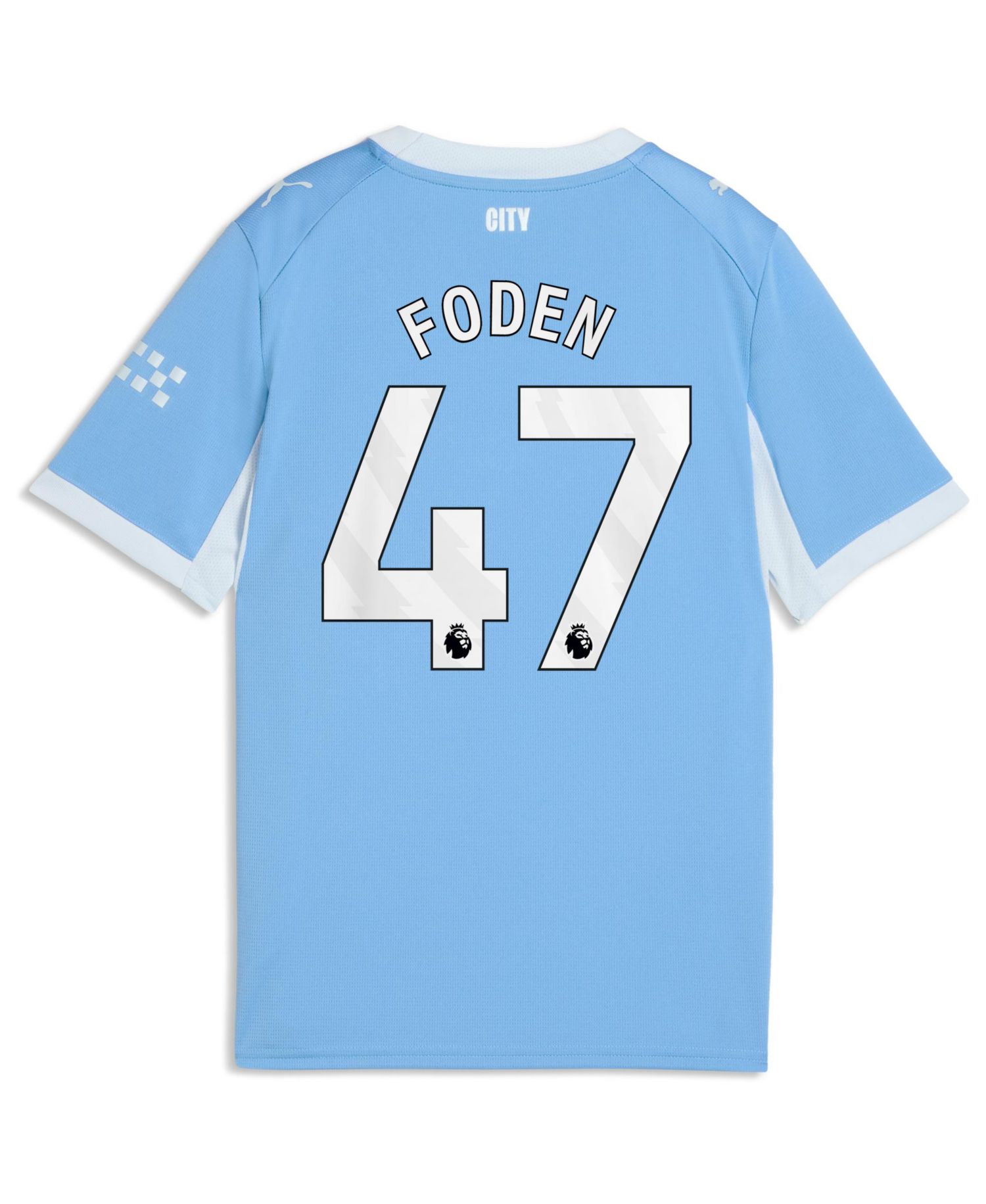 Big Boys and Girls Phil Foden Light Blue Manchester City 2026/27 Home Replica Jersey