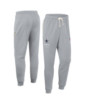 Men's Gray Dallas Cowboys Sideline Standard Issue Dri-FIT Taper Pants