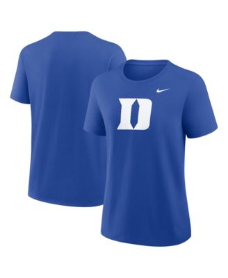 Women's Royal Duke Blue Devils Primary Logo T-Shirt