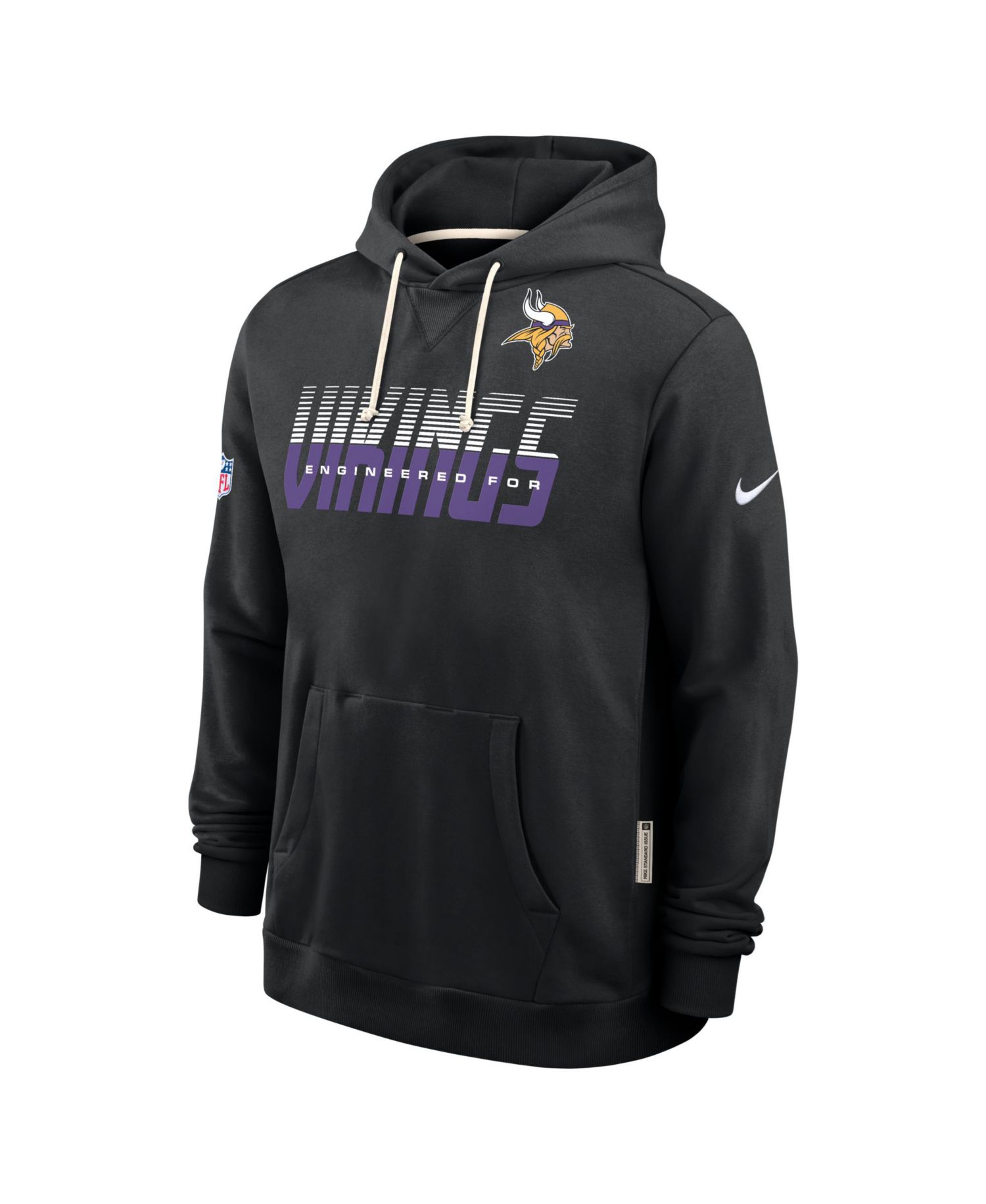 Men's Black Minnesota Vikings Sideline Standard Issue Dri-FIT Hoodie