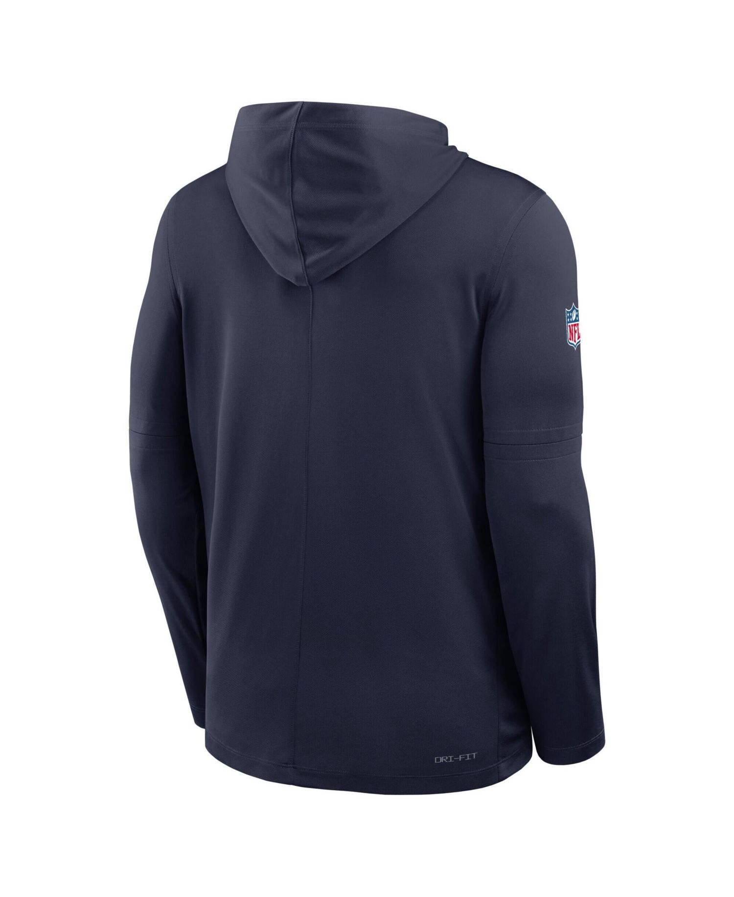 Men's Navy Green Bay Packers Big & Tall 2026 Sideline Alternate Dri-FIT Hooded Long Sleeve T-Shirt