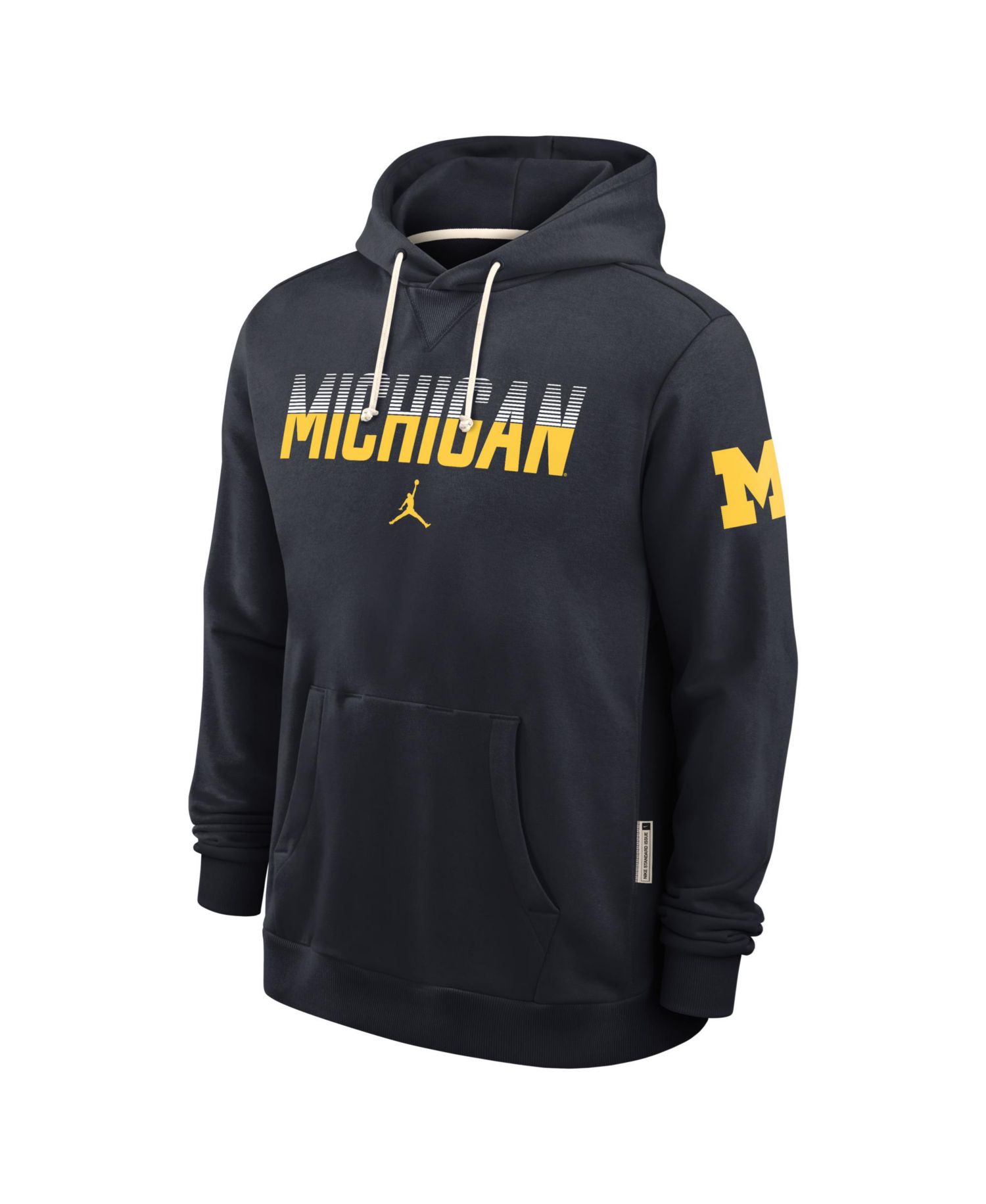 Men's Navy Michigan Wolverines 2026 Sideline Standard Issue Dri-FIT Hoodie
