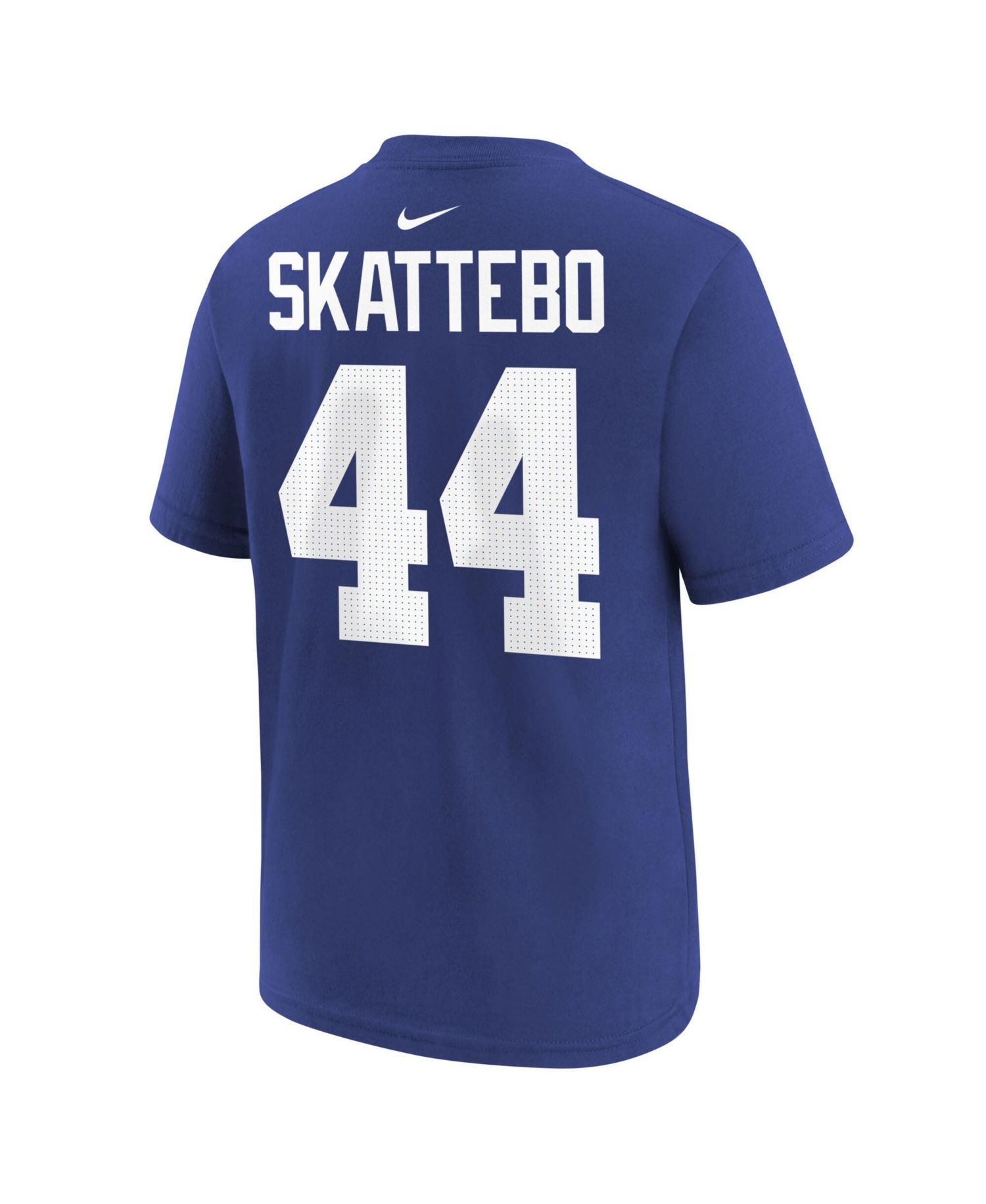 Big Boys and Girls Cam Skattebo Royal New York Giants Name & Number T-Shirt