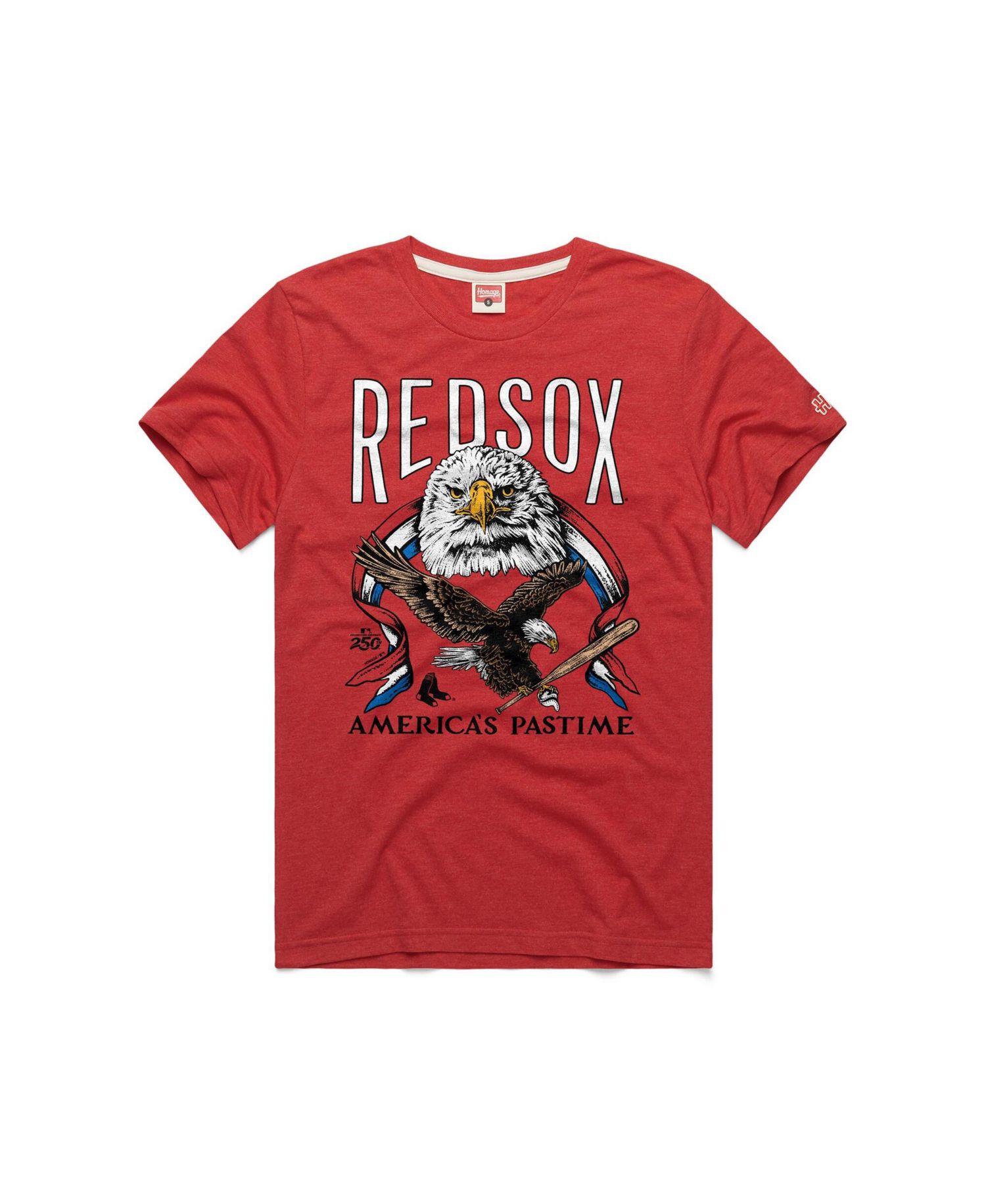 Men's Red Boston Red Sox America's Pastime Tri-Blend T-Shirt