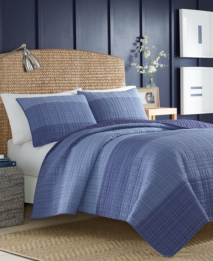 Nautica Riverview Colorblocked Full/Queen Quilt Macy's