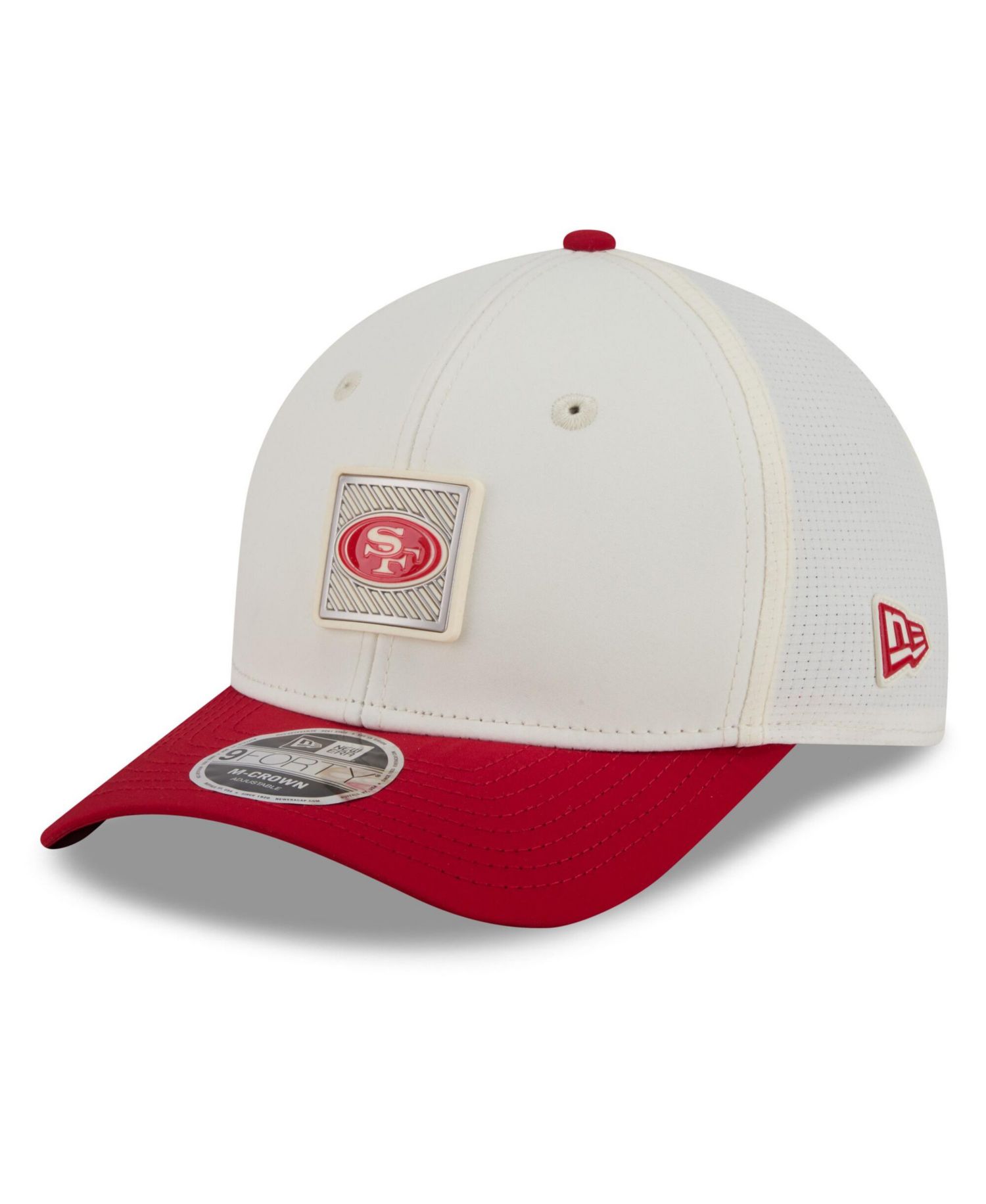 Men's Cream/Scarlet San Francisco 49ers 2026 NFL Training Camp 9FORTY Adjustable Hat