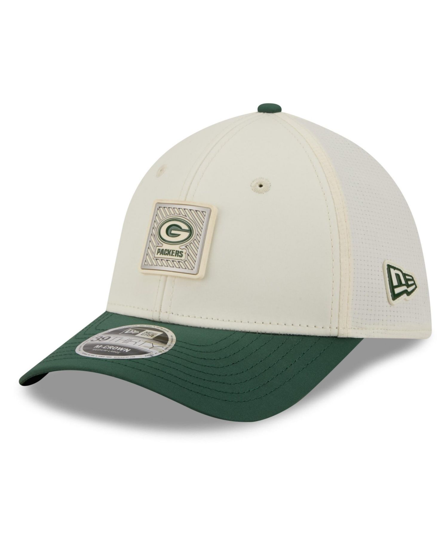 Men's Cream/Green Bay Packers 2026 NFL Training Camp 39THIRTY Flex Hat