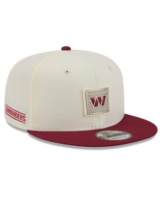 Men's Cream/Burgundy Washington Commanders 2026 NFL Training Camp 9FIFTY Snapback Hat