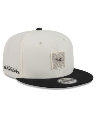 Men's Cream/Black Baltimore Ravens 2026 NFL Training Camp 9FIFTY Snapback Hat