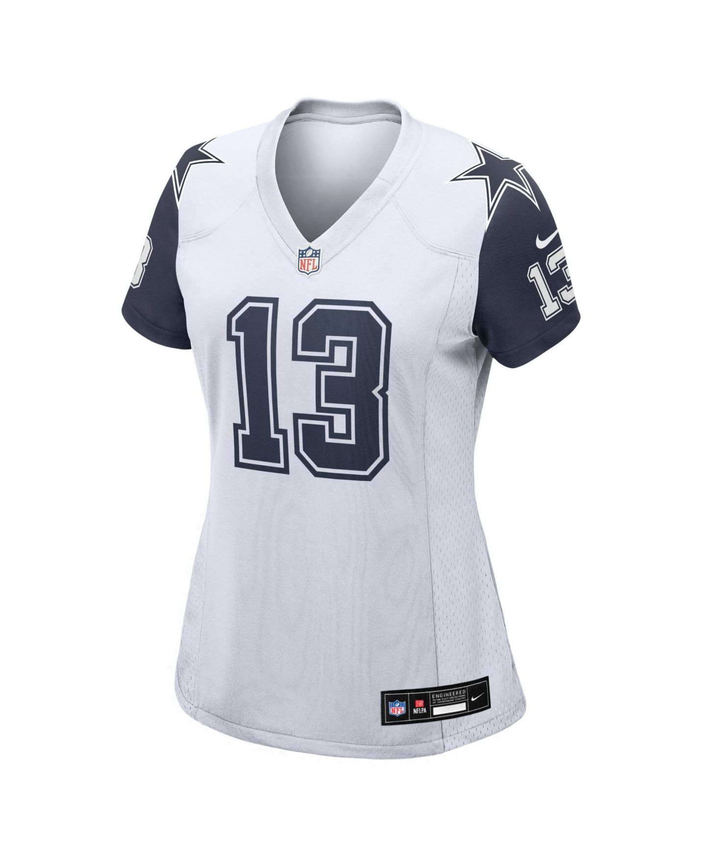 Женский топ Nike Caleb Downs White Dallas Cowboys Alternate Game Jersey — фото 2