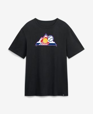 Men's Black Colorado Rockies Alternate Logo Legacy T-Shirt