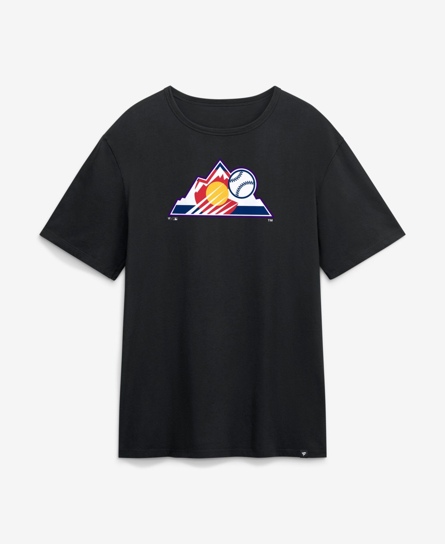Men's Black Colorado Rockies Alternate Logo Legacy T-Shirt