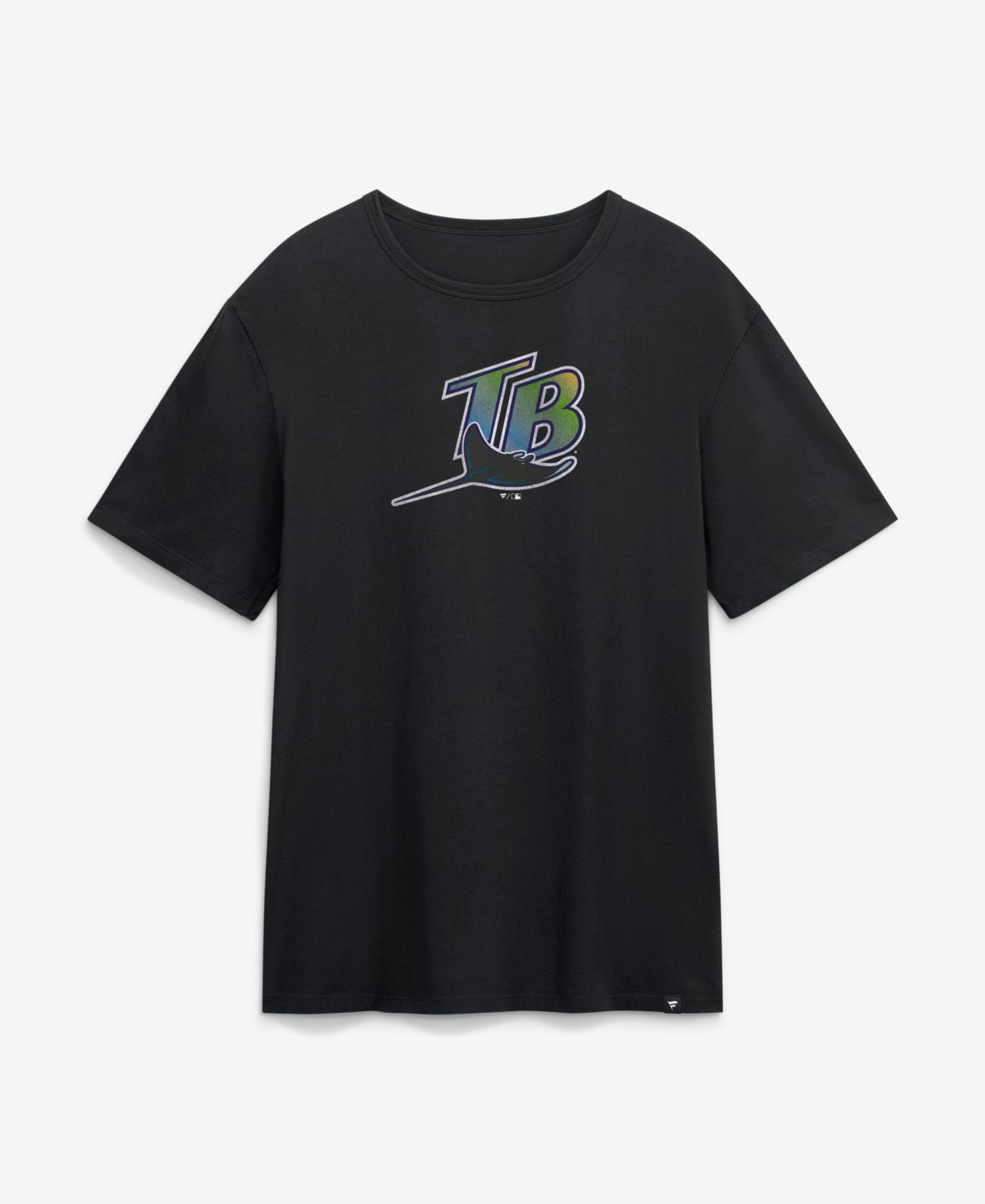 Men's Black Tampa Bay Rays Vintage Logo Legacy T-Shirt