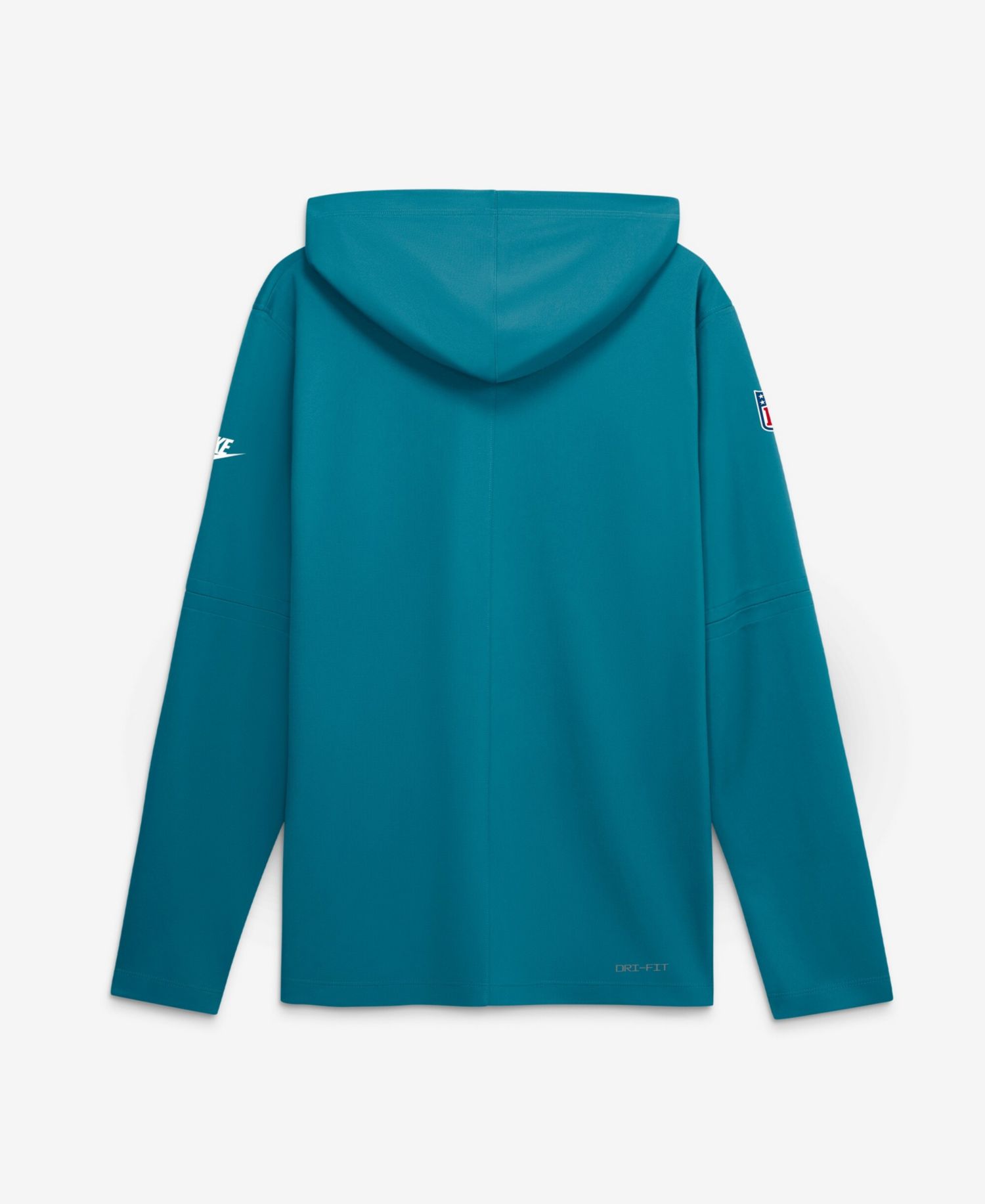 Men's Teal Jacksonville Jaguars Sideline Dri-FIT Long Sleeve Hooded T-Shirt