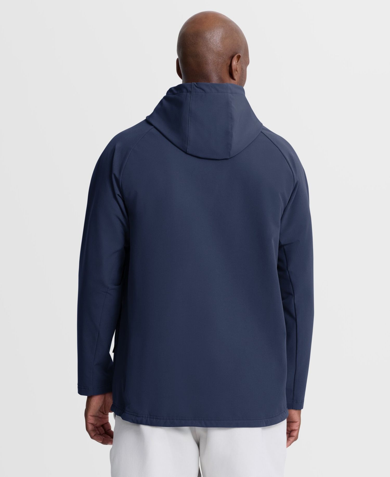 Men's Navy Milwaukee Brewers Authentic Collection Raglan Therma-FIT Full-Zip Hooded Jacket