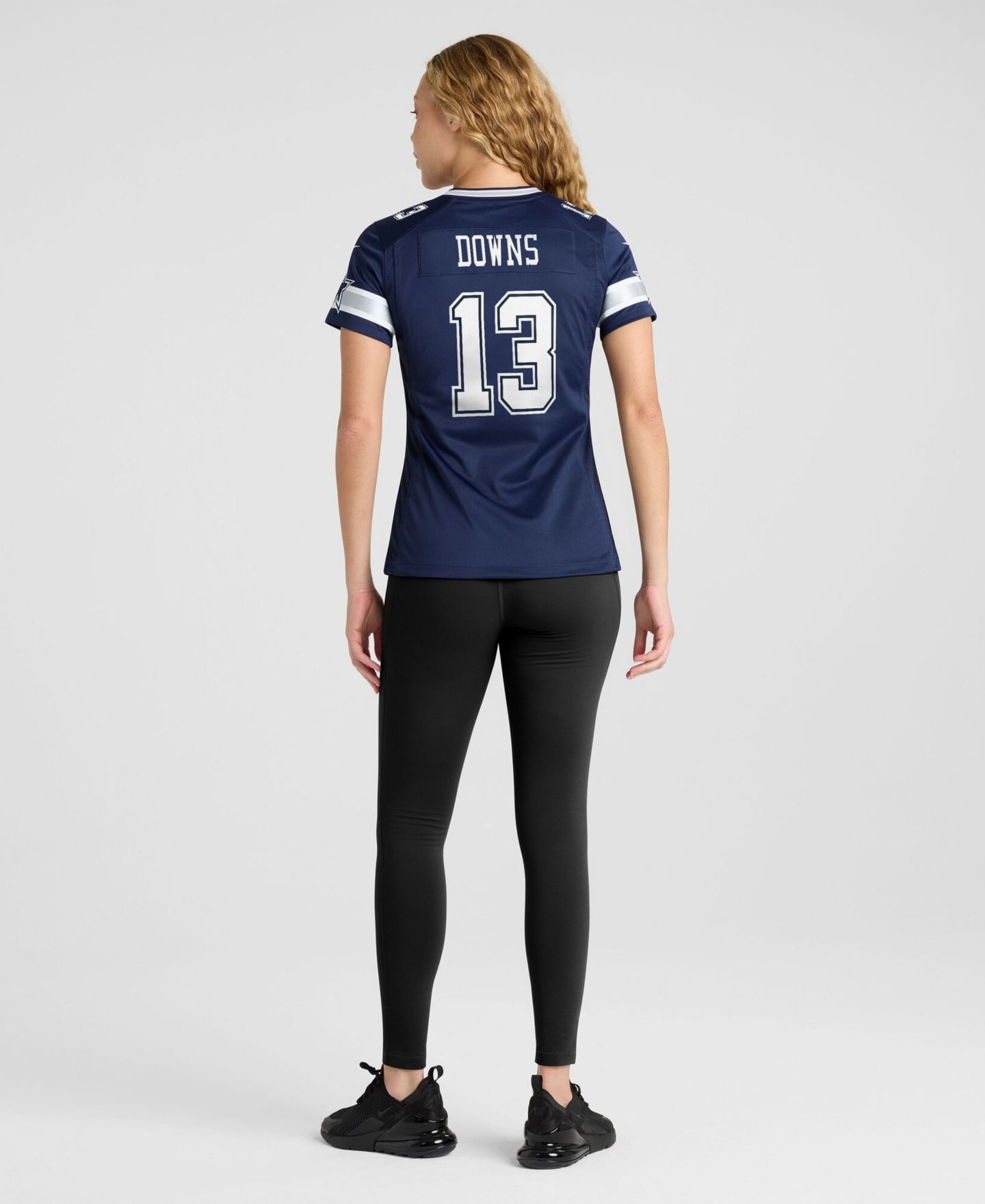 Женский топ Nike Caleb Downs Navy Dallas Cowboys Game Jersey — фото 3