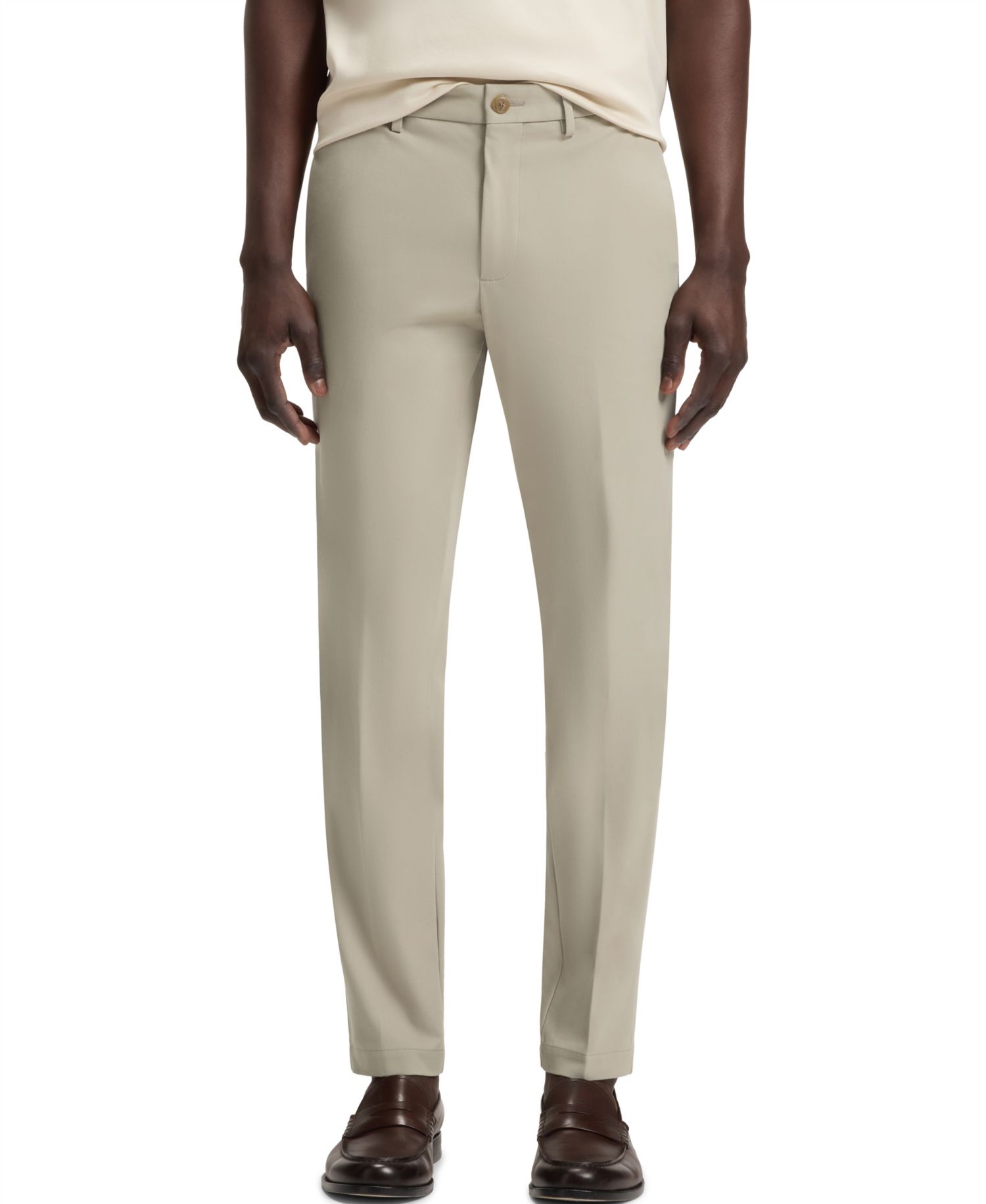 BOSS by Men's Stretch-Cotton Blend Slim-Fit Pants