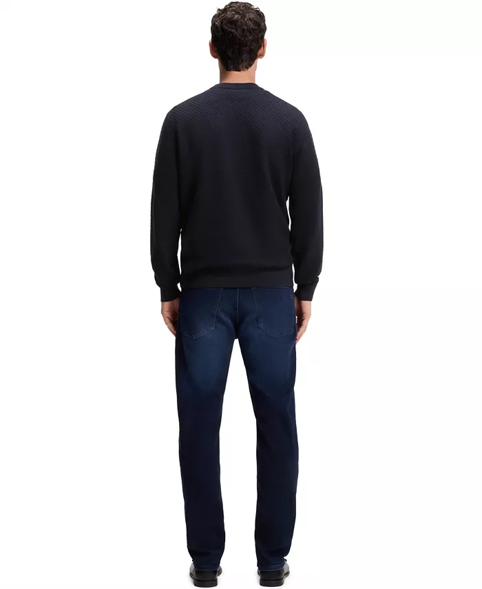 Men's Cotton Diagonal-Knit Regular-Fit Sweater - thumbnail 3