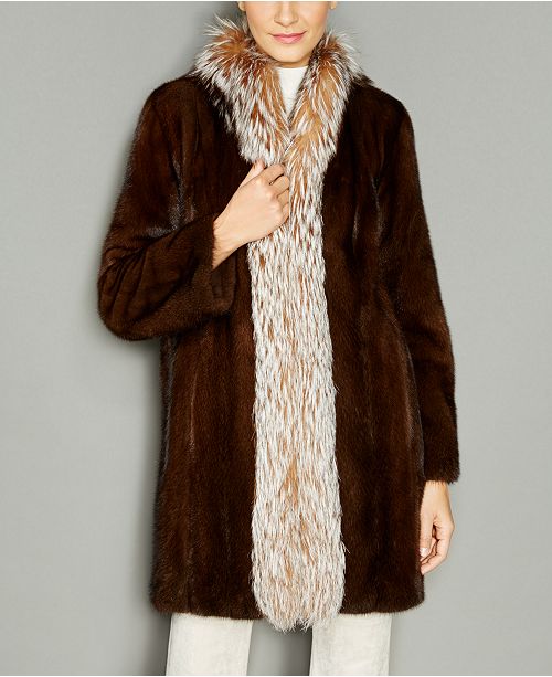 macys fur wrap