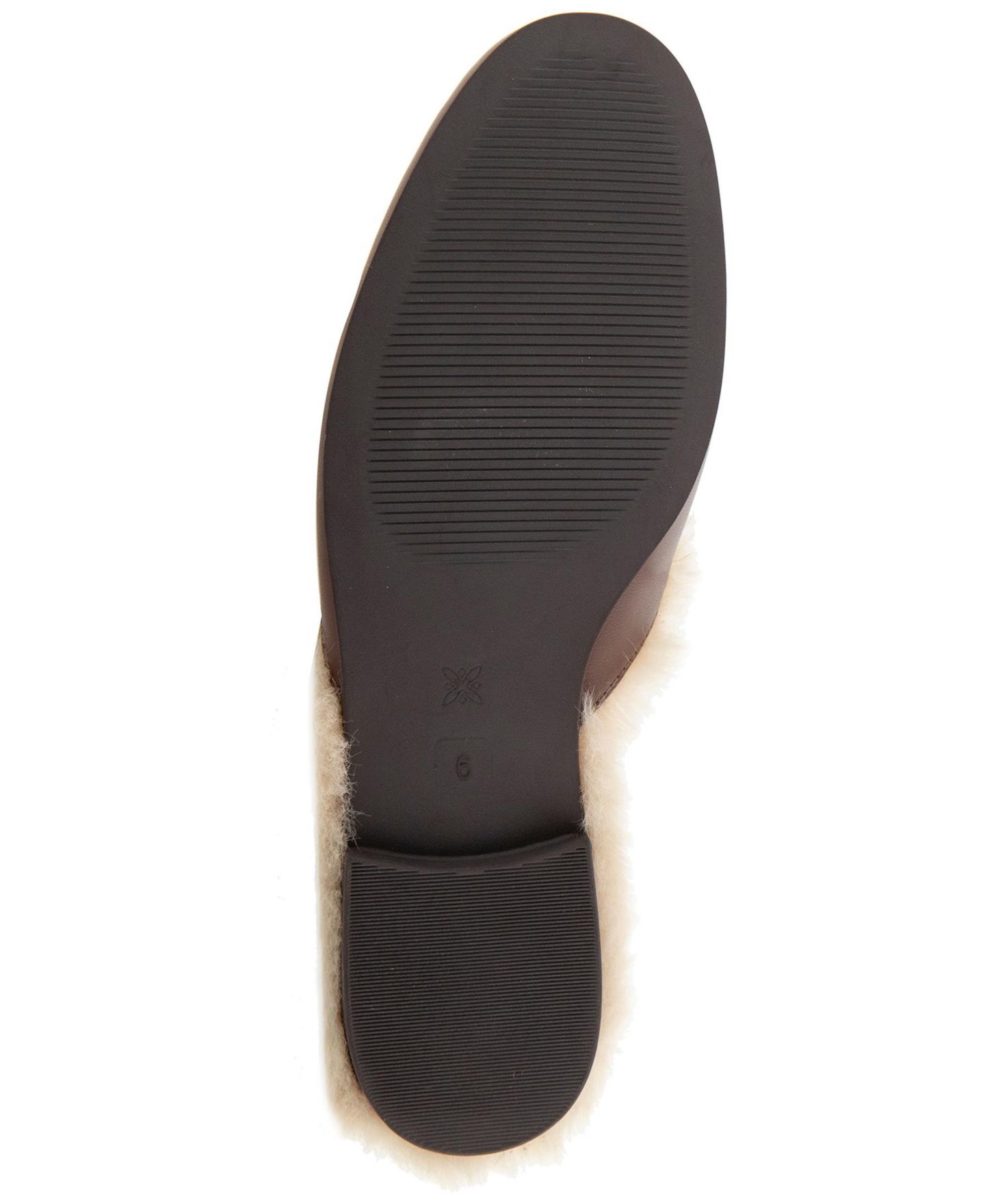Женские сабо BCBGeneration Zorie-2 Fur Lined Mule, цвет: Тёмно-коричневый — фото 5
