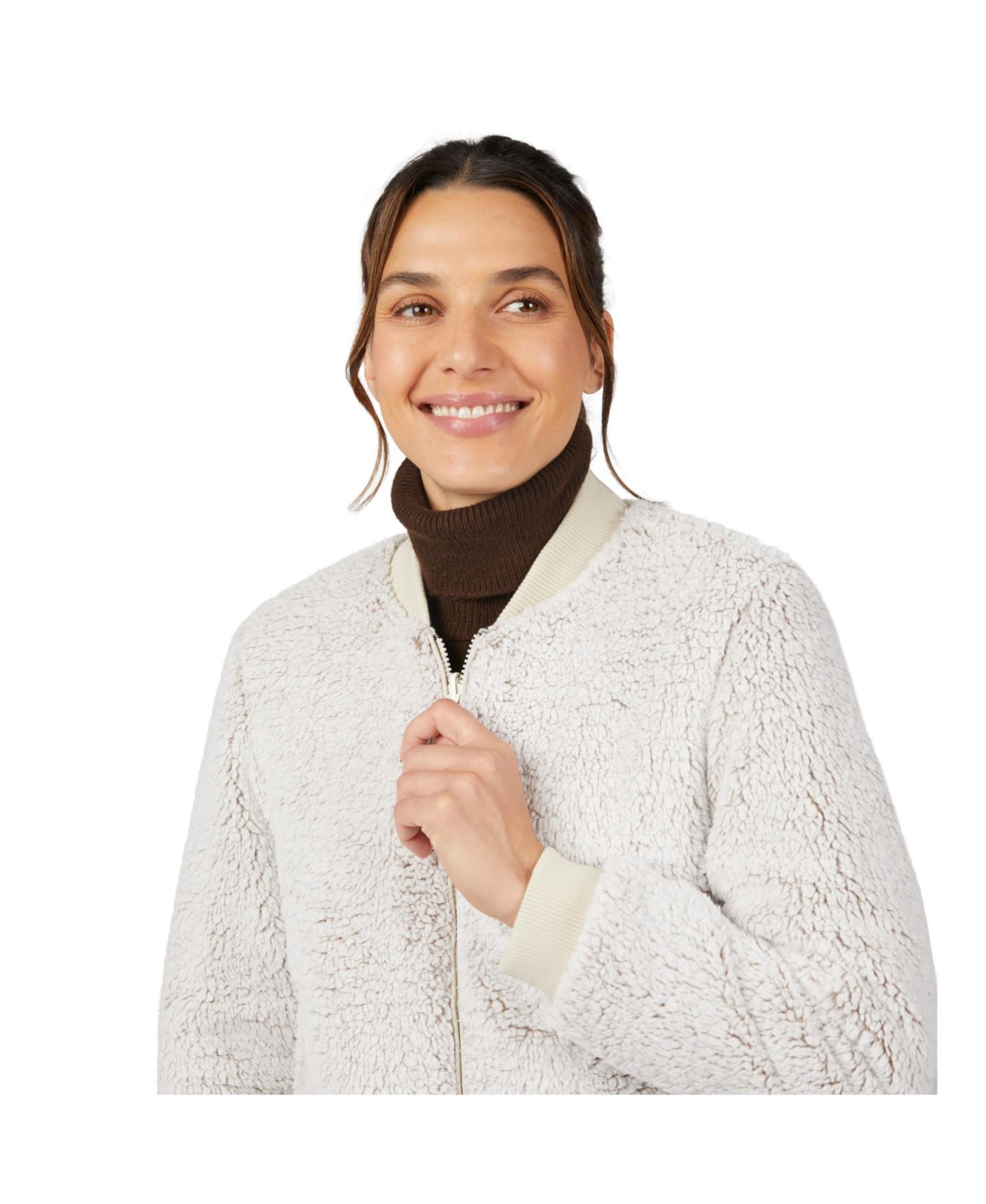 Женская куртка Free Country Stratus Lite Reversible Quilted Bomber, цвет: Овсяный — фото 3