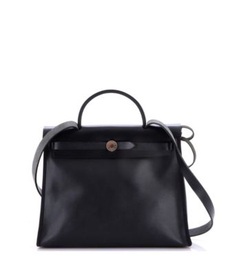 31 Herbag Zip Berline Vache Canvas and Leather