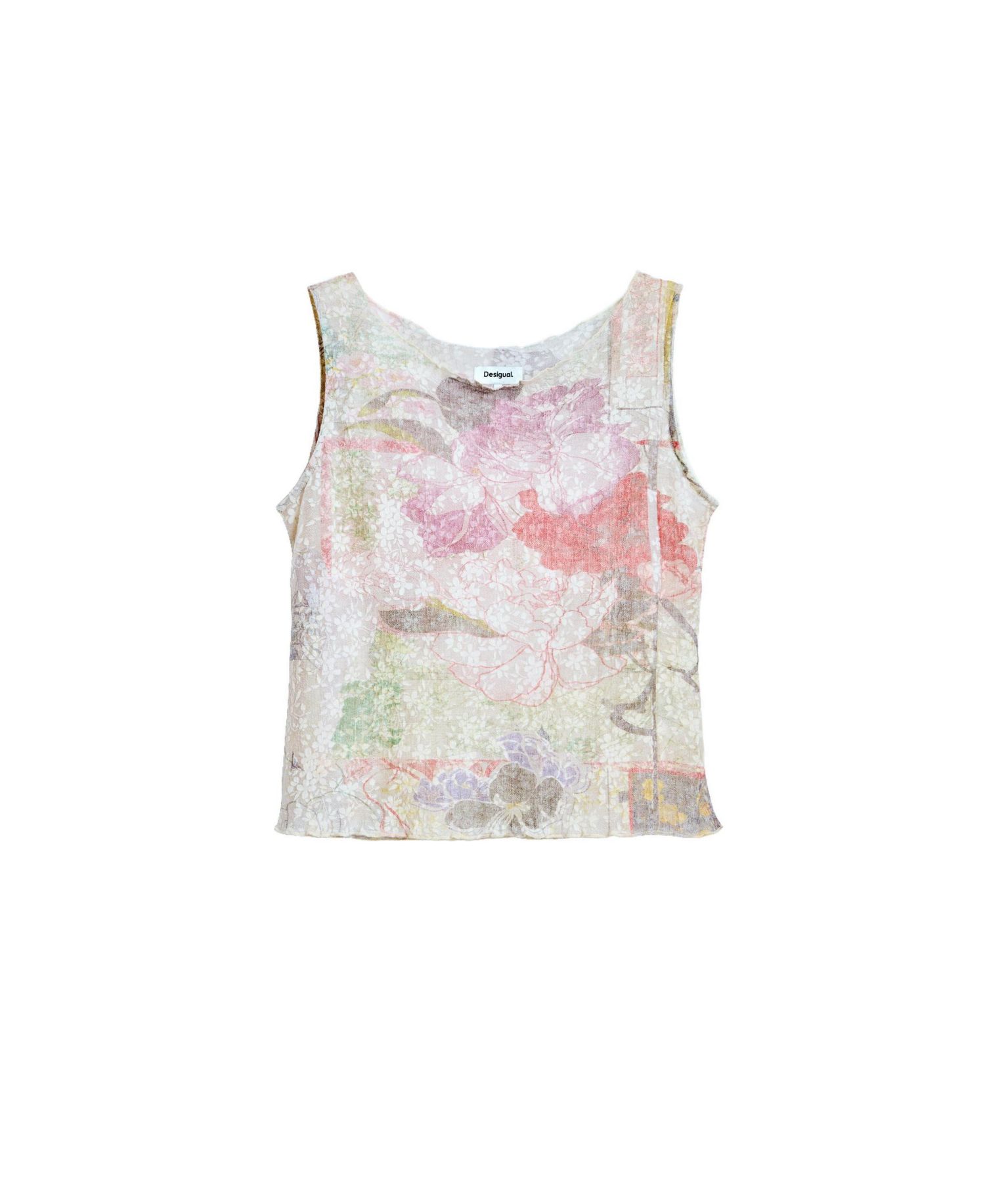 Women's Printed sleeveless t-shirt