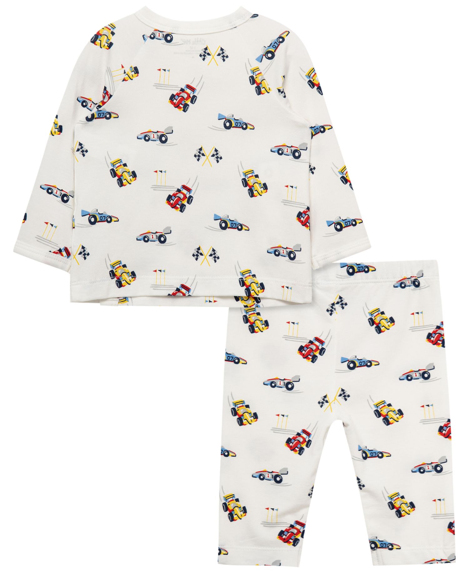 Baby Boys' Grand Prix Long-Sleeve Cardigan and Pants, 2-Piece Set
