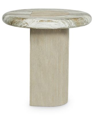 Arcadia 20" Oak Accent Side Table