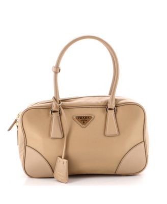 Medium Re-Edition 1978 Bauletto Bag Re-Nylon with Saffiano Leather
