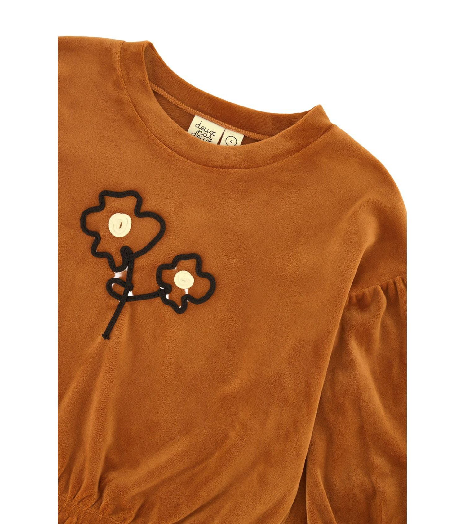 Little and Big Girl 6-14 Velvet Top