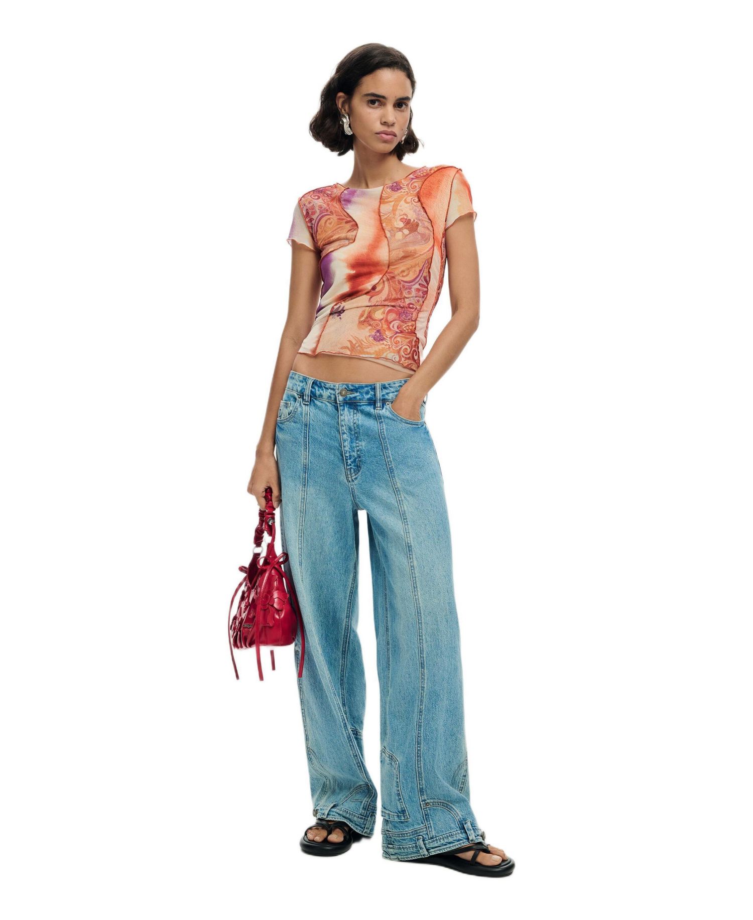 Women's Small Bag Flower Appliques