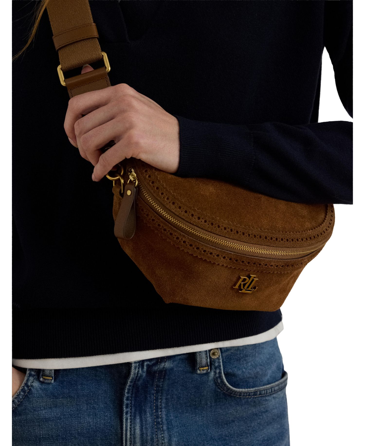Suede Marcy Small Belt Handbag