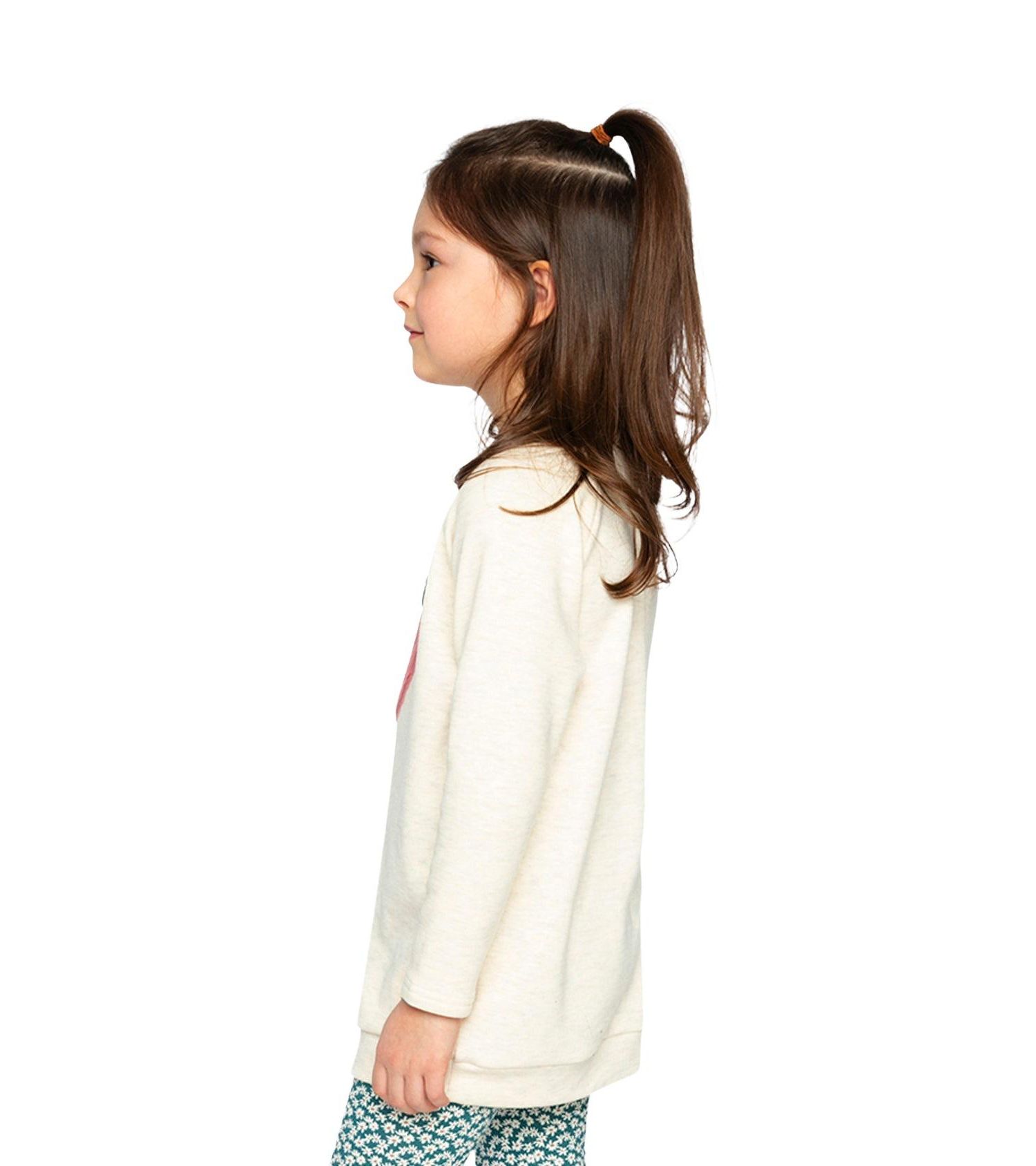 Little and Big Girl 6-12 Brushed Jersey Tunic