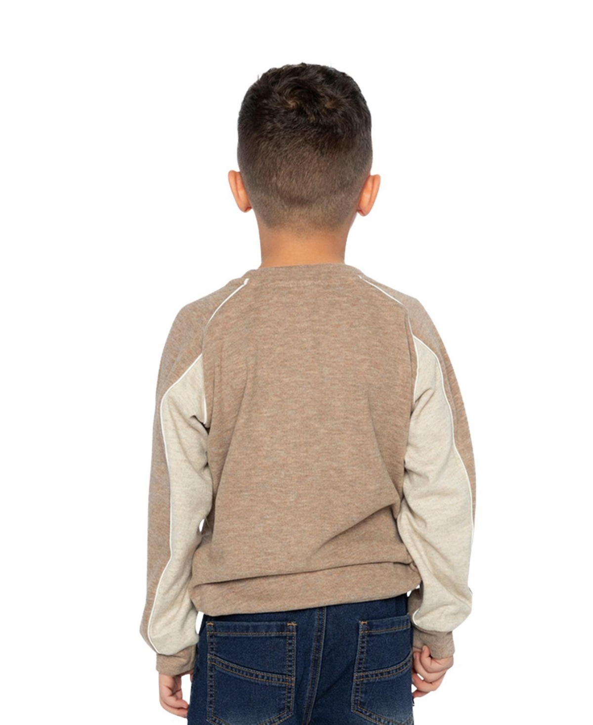 Deux par Toddler Boy 2T- 5T Brushed Jersey Top with Raglan Sleeves