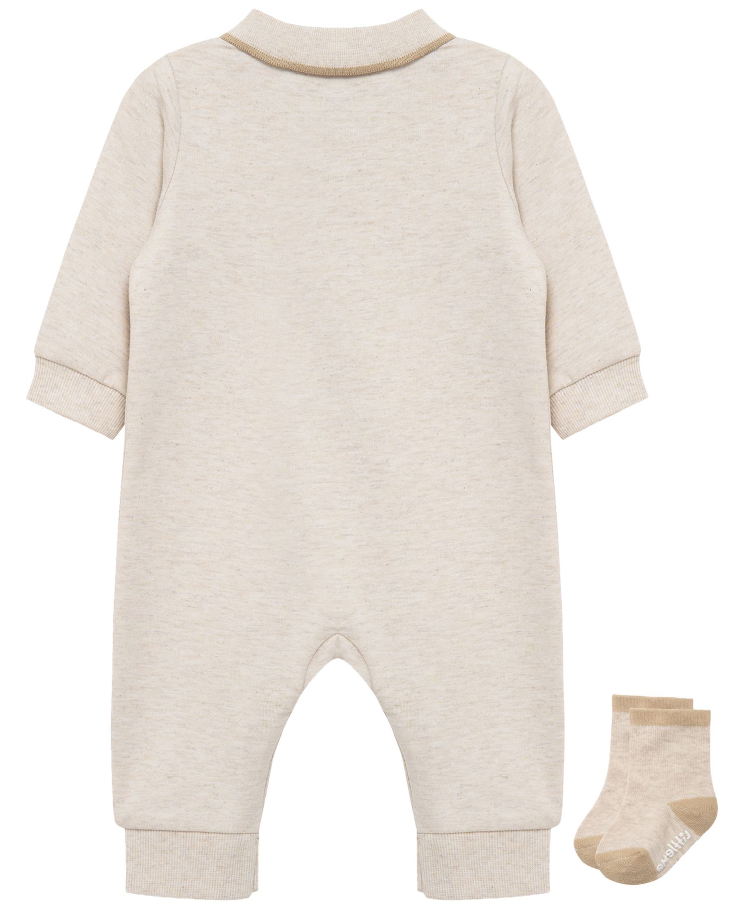 Baby Boys' Safari Long-Sleeve Coverall and Socks, 2-Piece Set