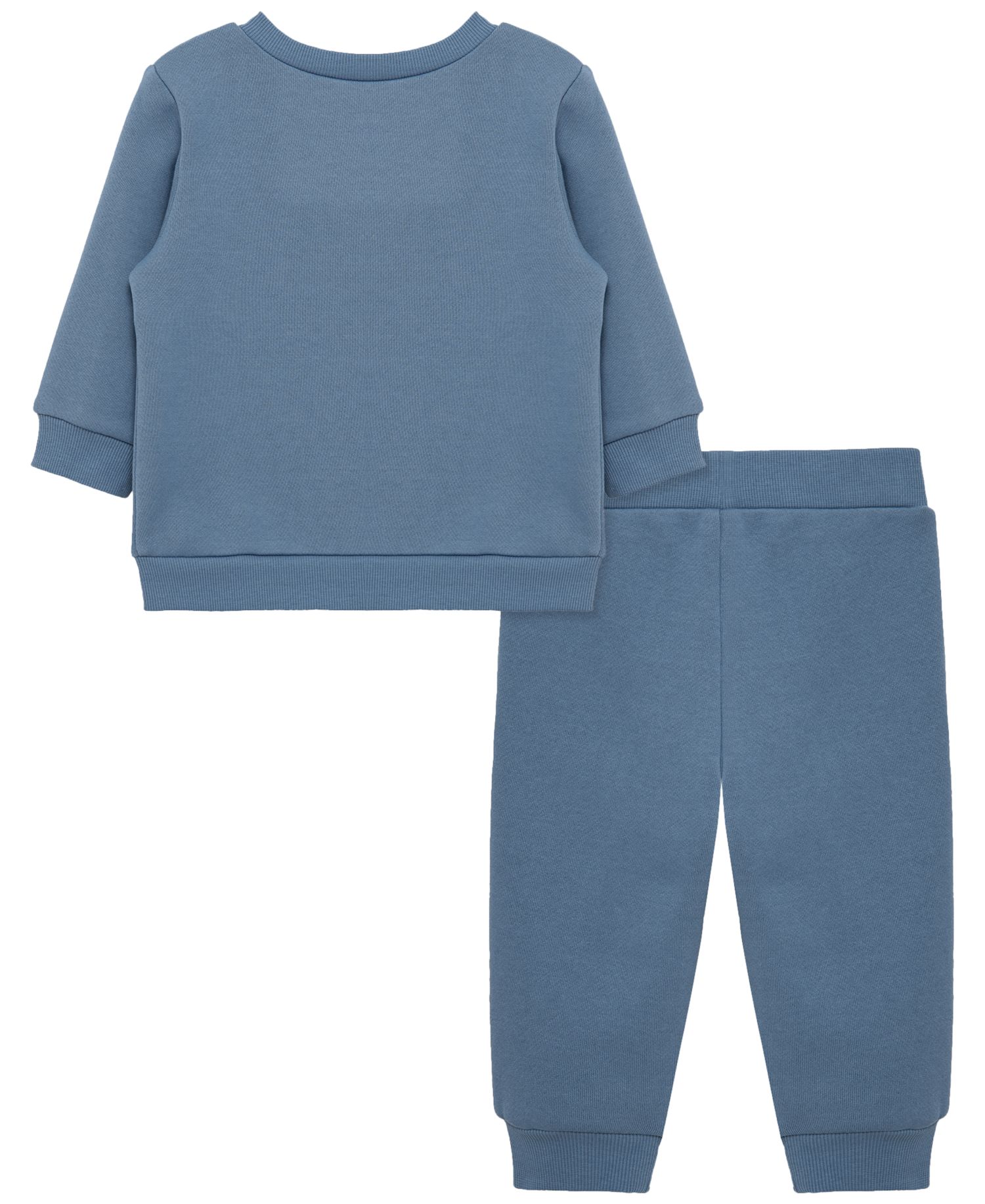 Baby Girls' Football Round Neck Sweatshirt and Joggers Pants, 2-Piece Set