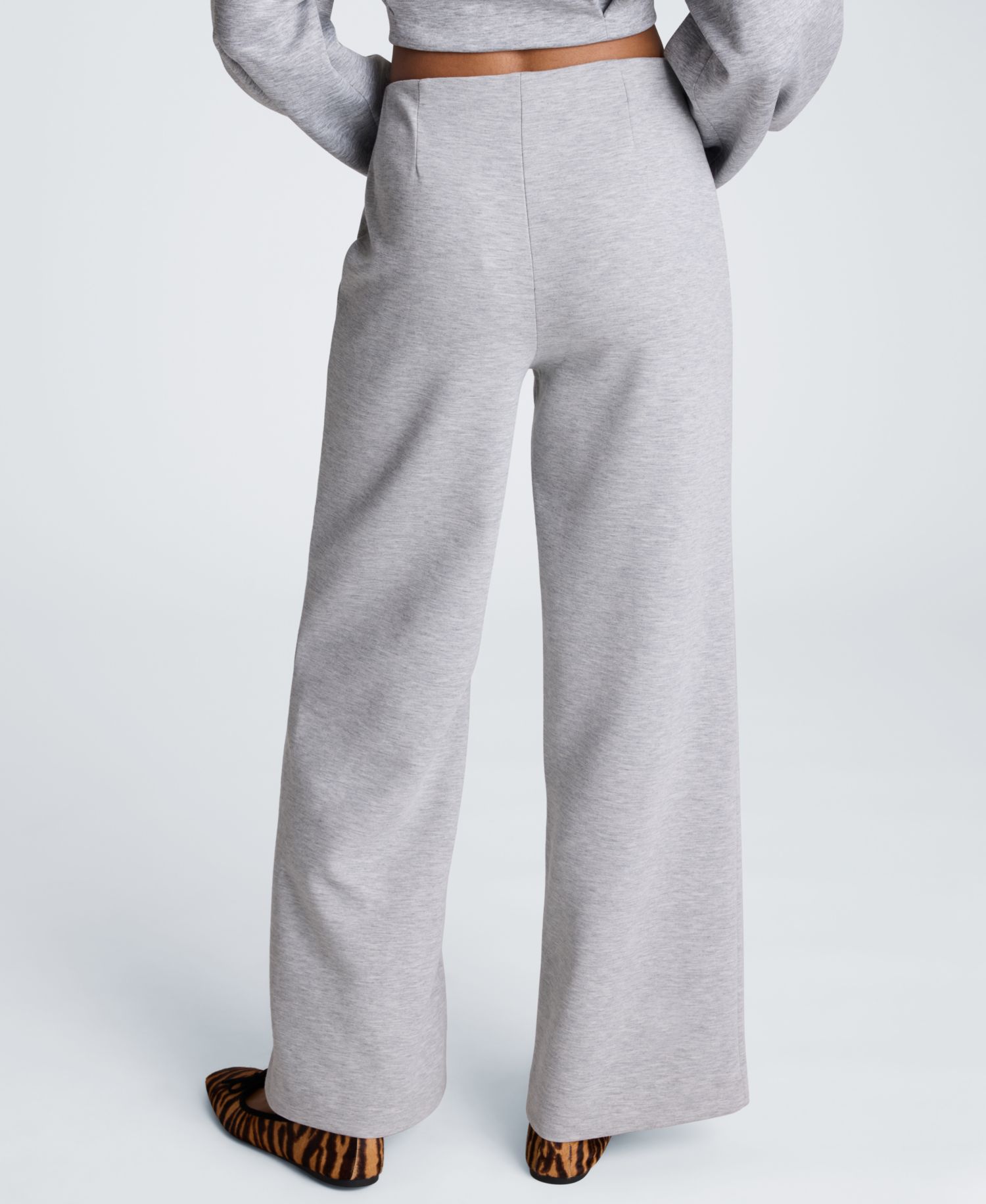 Women's High-Rise Hollywood-Waist Wide-Leg Pants