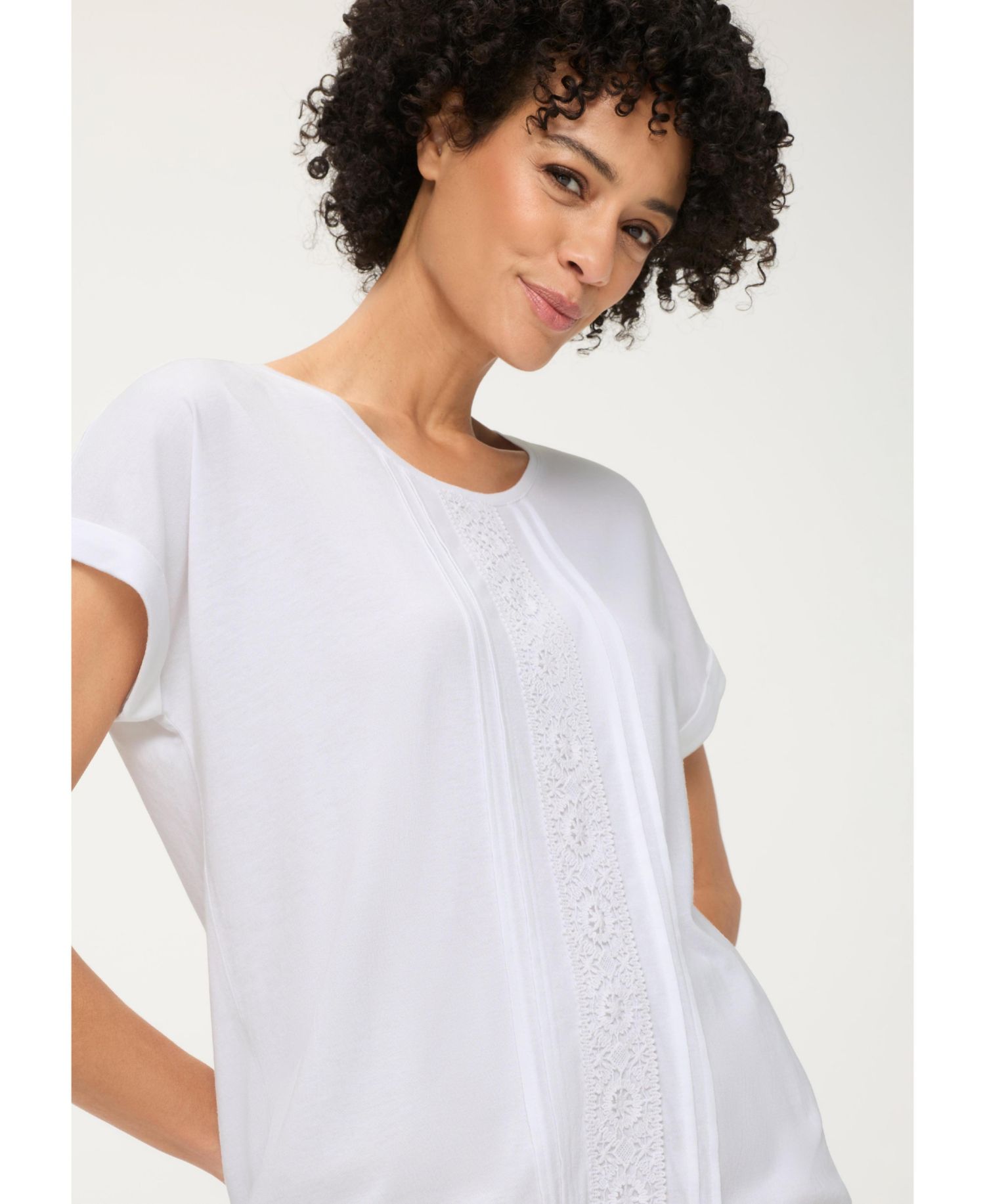 Women's Tonal Embroidered T-Shirt