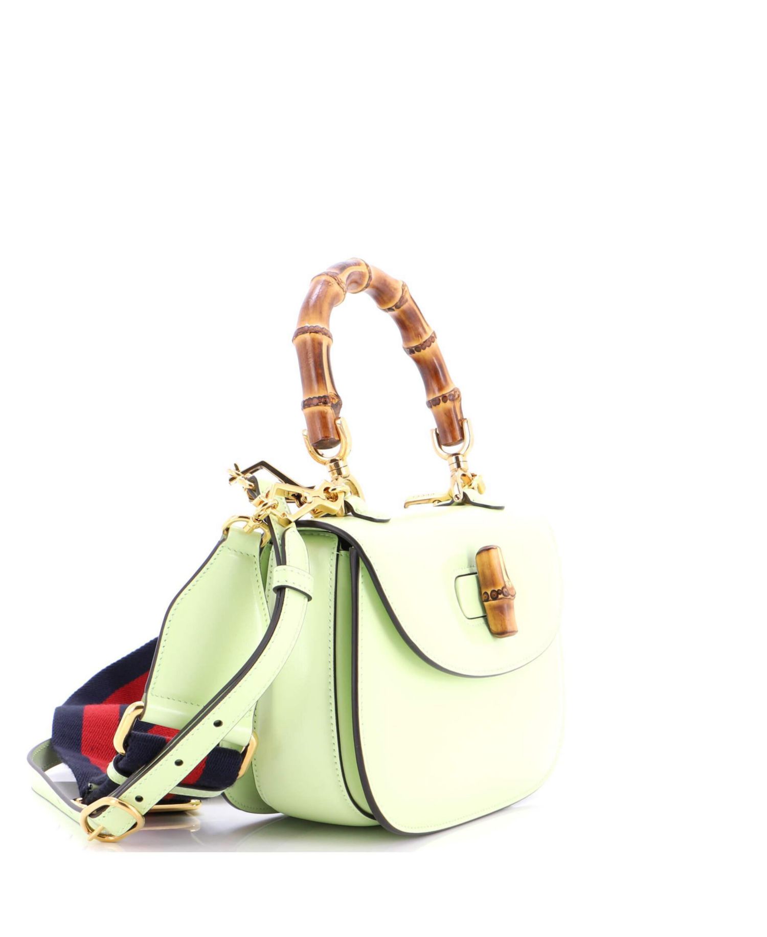 Small Bamboo 1947 Top Handle Bag Leather