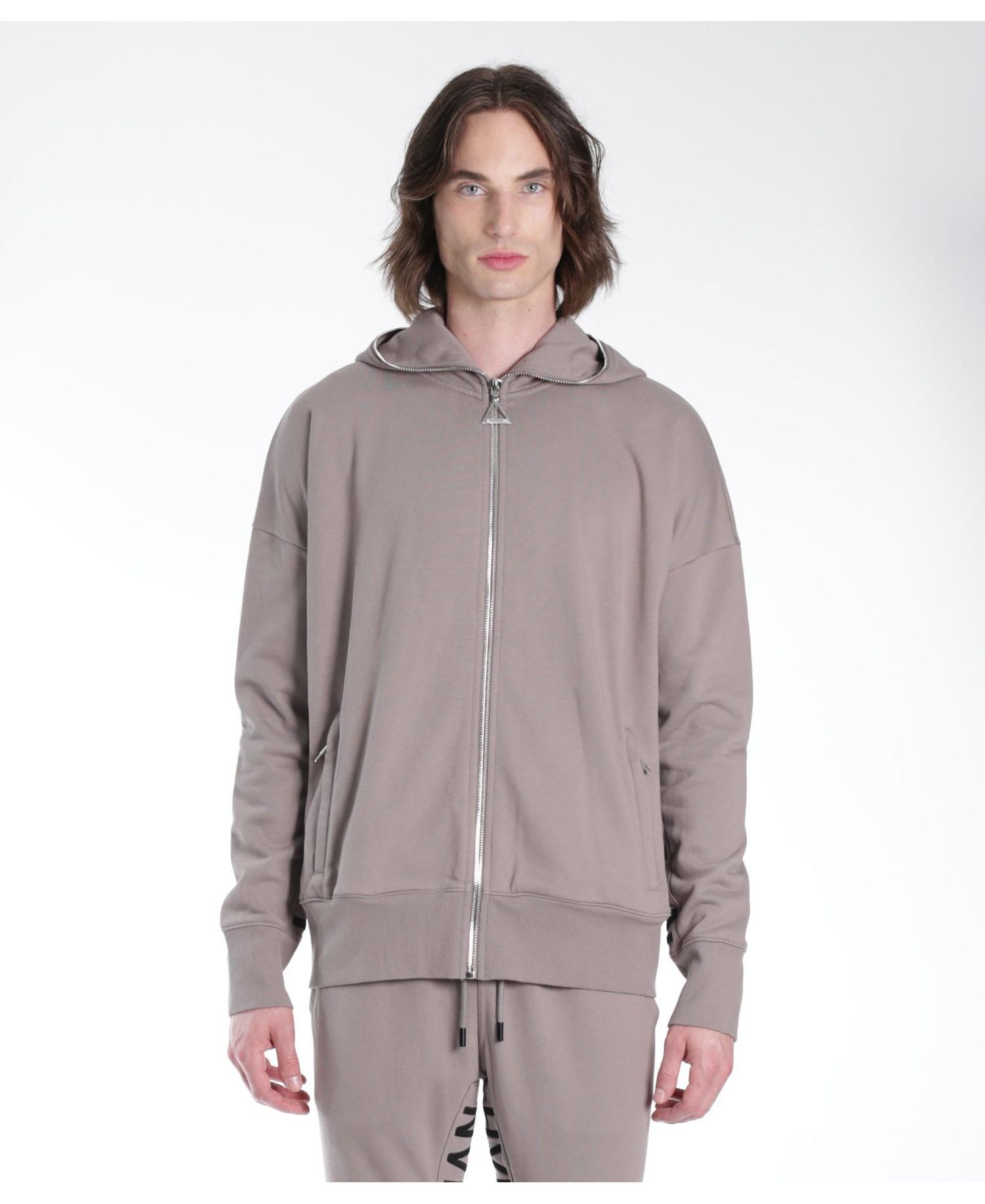 Men's Full Zip Sweatshirt In Satellite