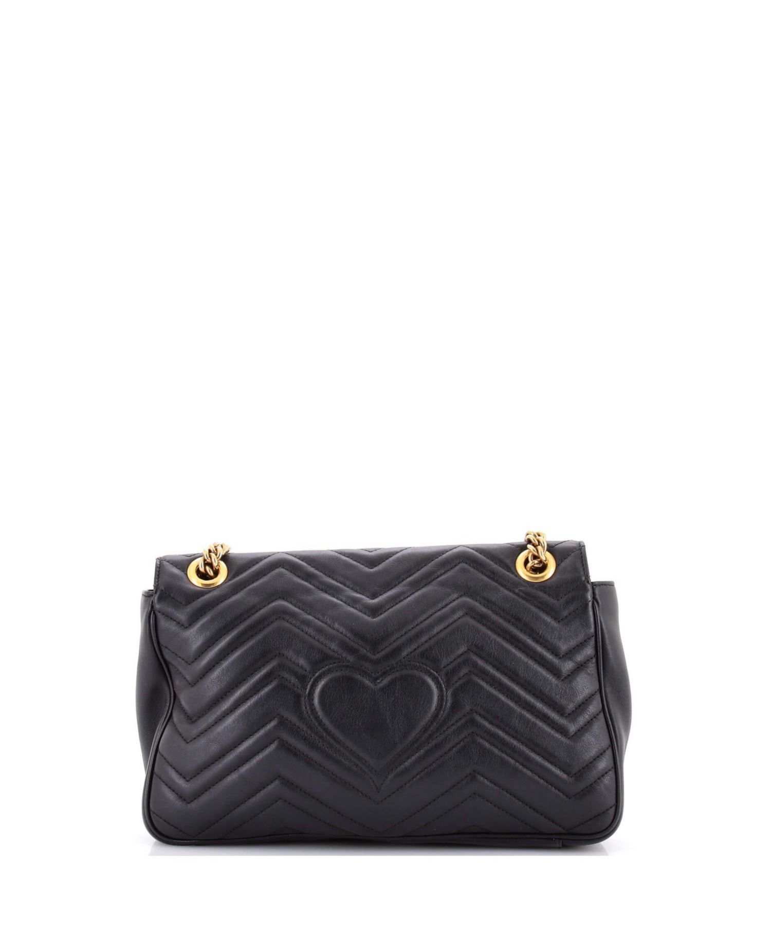 Medium GG Marmont Flap Bag Matelasse Leather