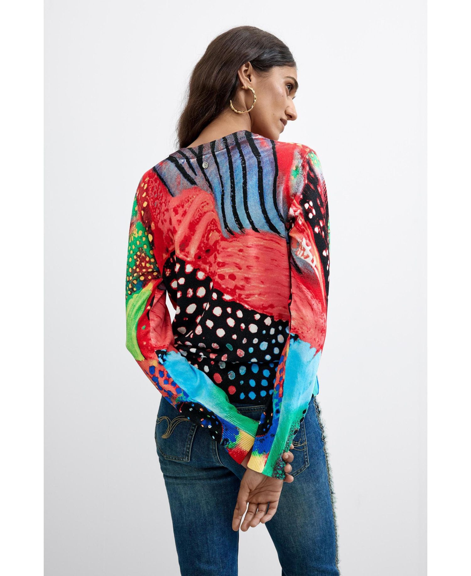 Women's Printed Colors Sweater