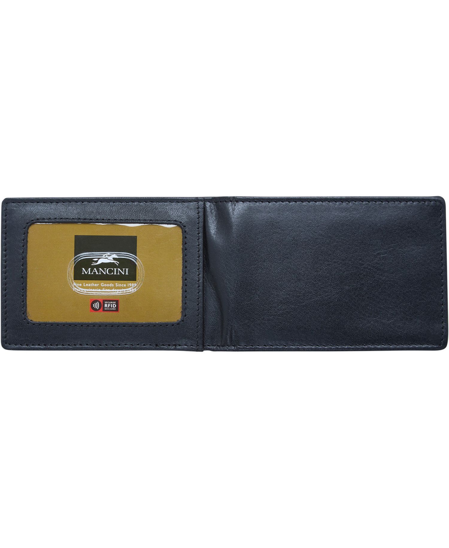 Men's Boulder Collection RFID Secure Billfold with Removable Center Wing Passcase