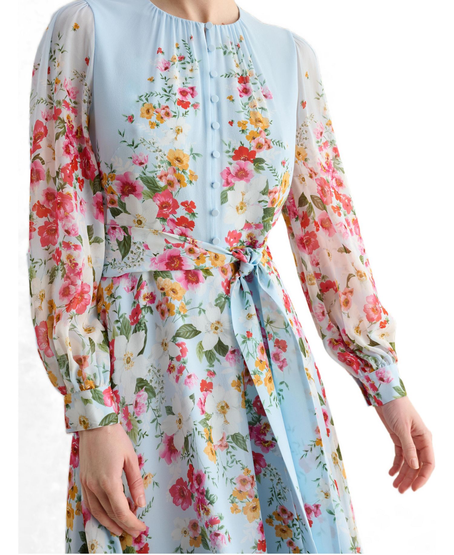Liberty Silk Midi Dress